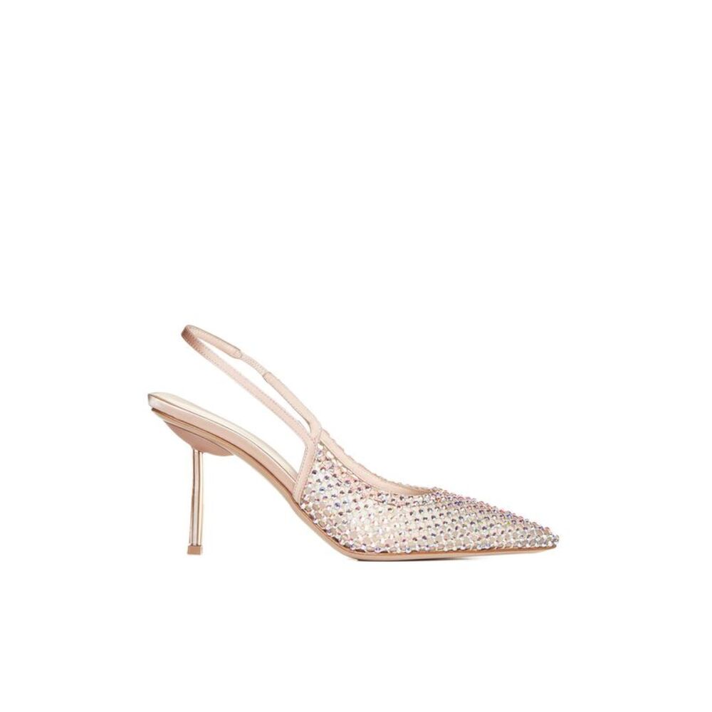 Le Silla Women Embrace Sandals In Lamé Fabric